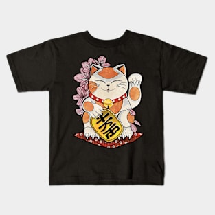 Lucky Neko Kids T-Shirt